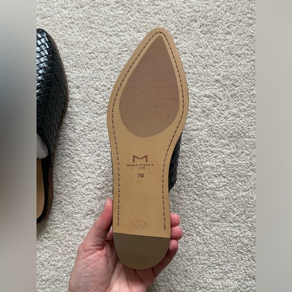 Mark Fisher Black Leather Mules - Size 7 - Picture 2 of 5